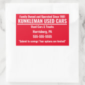 Kunkleman Family Sticker (Tasche)