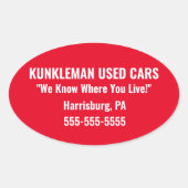 Kunkleman Sticker (Vorderseite)