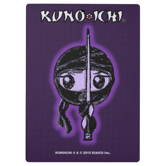 KUNOICHI* "Klemmbrett " Klemmbrett (Rückseite)