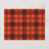 Kunskarte - Postkarte - Schottischer Tartan - Wemy (Vorderseite)