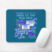 Kunst 2016 Vaporwave Pixel Computer Ästhetik Mousepad (Mit Mouse)