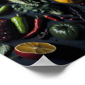 Kunst, 3D-Kunst, Dichtung und Musik Poster (Ecke)