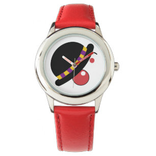 Kunst-abstrakter Clown Armbanduhr