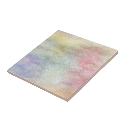 Kunst abstrakter Watercolorhintergrund auf Papier Fliese (Seite)