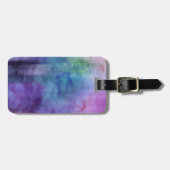 Kunst abstrakter Watercolorhintergrund auf Papier Gepäckanhänger (Vorderseite horizontal)