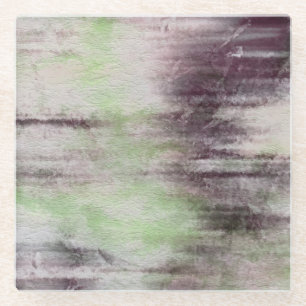 Kunst abstrakter Watercolorhintergrund auf Papier Glasuntersetzer