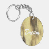 Kunst abstrakter Watercolorhintergrund auf Papier Schlüsselanhänger (Vorderseite links)