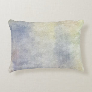 Kunst abstrakter Watercolorhintergrund auf Papier Zierkissen