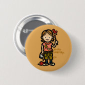 Kunst-Abzeichen Button (Vorne & Hinten)
