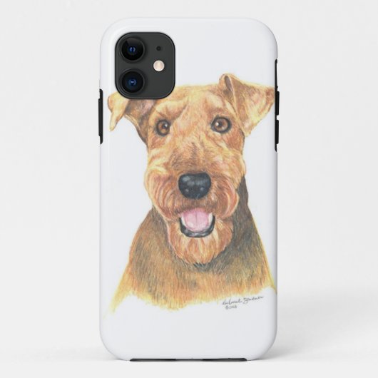 Kunst Airedales Terrier Case-Mate iPhone Hülle (Rückseite)