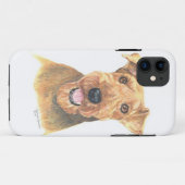Kunst Airedales Terrier Case-Mate iPhone Hülle (Rückseite (Horizontal))