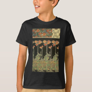 Kunst Alphonse Mucha Vintage populäre Nouveau T-Shirt