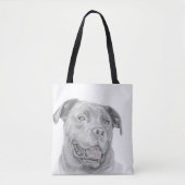 Kunst amerikanischen Staffordshires Terrier Tasche (Vorderseite)