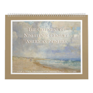 Kunst amerikanischer Maler des 19. Jahrhunderts Kalender