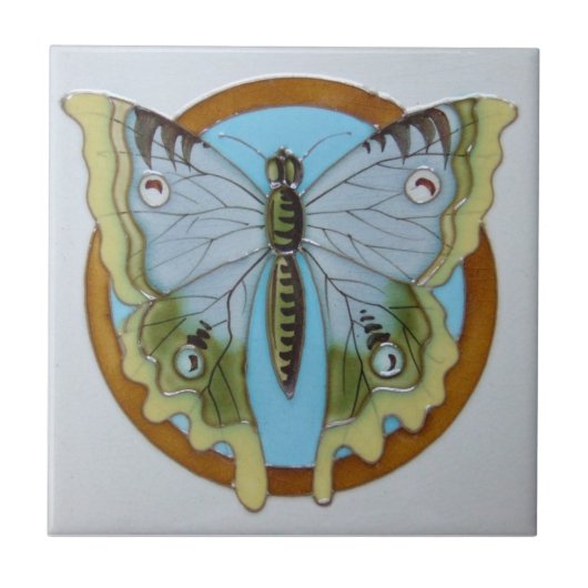 Kunst AN016 Nouveau Wiedergabe-Antiken-Fliese Fliese (Vorderseite)