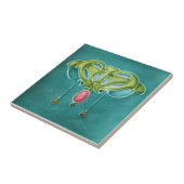 Kunst AN041 Nouveau Wiedergabe-Antiken-Fliese Fliese (Seite)