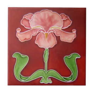 Kunst AN059 Nouveau Wiedergabe-Antiken-Fliese Fliese