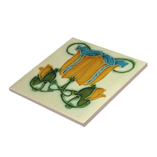 Kunst AN092 Nouveau Wiedergabe-Antiken-Fliese Fliese (Seite)