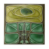 Kunst AN103 Nouveau Wiedergabe-Antiken-Fliese Fliese (Vorderseite)