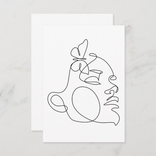 Kunst an der Front Dankeskarte (Vorne/Hinten)