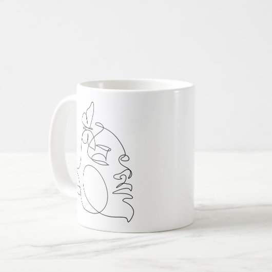 Kunst an der Front Kaffeetasse (Vorderseite Links)