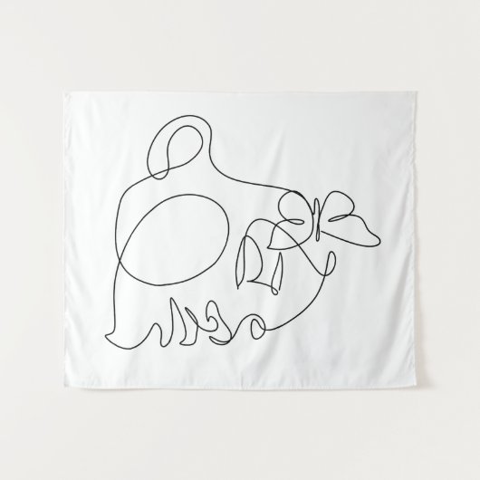 Kunst an der Front Wandteppich (Vorderseite (Horizontal))