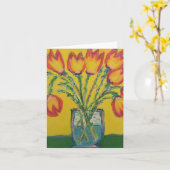 Kunst-Anmerkungs-Karte Karte (Gelbe Blume)