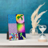 Kunst auf Staffelei Fotoplatte (Seite)