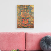 KUNST AUS TIBET [ VAJRAYOGINI MANDALA ] LEINWANDDRUCK (Insitu (Wohnzimmer))