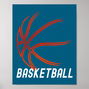 Kunst Basketball Outdoor Bball Indoor Basketball Poster