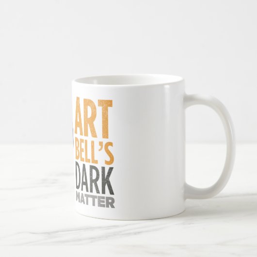 Kunst-Bell dunkle Angelegenheit (alien-Kopf) Kaffeetasse (Rechts)