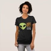 Kunst-Bell dunkle Angelegenheit (alien-Kopf) T-Shirt (Vorne ganz)