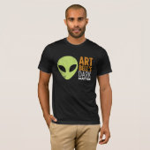 Kunst-Bell dunkle Angelegenheit (alien-Kopf) T-Shirt (Vorne ganz)
