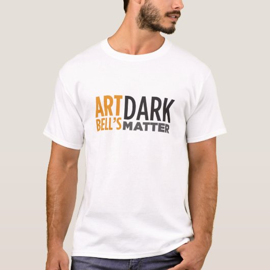 Kunst-Bell dunkle Materie T-Shirt (Vorderseite)