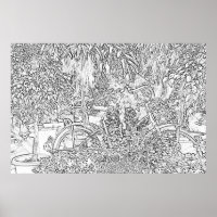 Kunst-Biken in Schwarz und Weiß