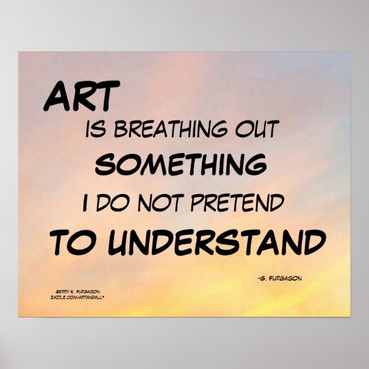 KUNST BREITET DEN SAMMLERDRUCK AUS POSTER (Vorne)