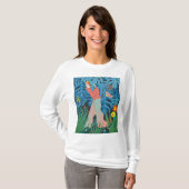 Kunst, Buch Lady. T-Shirt (Vorne ganz)