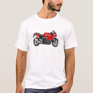 Kunst-Bürsten-Schablone BMWs K 1300S handgemalte T-Shirt