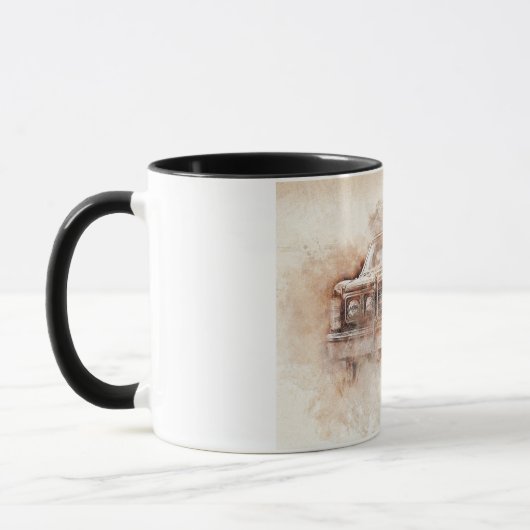 Kunst Cadillac Tasse (Links)