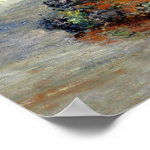 Kunst, Claude Monet Topinamburblüten Poster (Ecke)