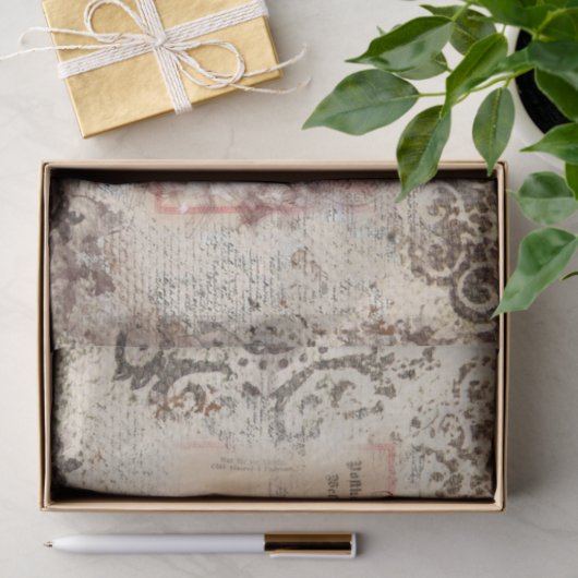 Kunst Collage Romantische Frau 35 Decoupage Seidenpapier (Geschenk)