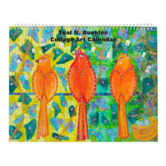 Kunst-Collagen-Kalender Kalender (Titelbild)