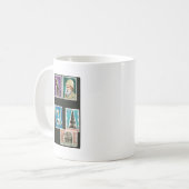 Kunst Constantin Brancusi auf Briefmarken Kaffeetasse (Vorderseite Links)