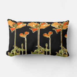 Kunst decoratifs (orange Blume) Throw-Kissen Lendenkissen