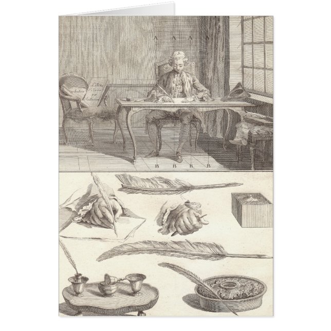 Kunst d'Ecrire Kunst des Schreibens von Diderot (Vorne)