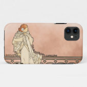 Kunst-Deko Alphonse Mucha Case-Mate iPhone Hülle (Rückseite (Horizontal))