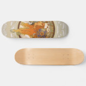 Kunst-Deko Alphonse Mucha Skateboard (Horizontal)