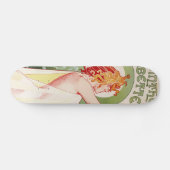 Kunst-Deko Alphonse Mucha Skateboard (Horizontal)