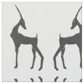 Kunst-Deko-Antilopen-Gewebe Stoff (Nahaufnahme)