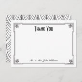 Kunst-Deko-Art-Ebene danken Ihnen Anmerkungs-Karte Dankeskarte (Vorne/Hinten)